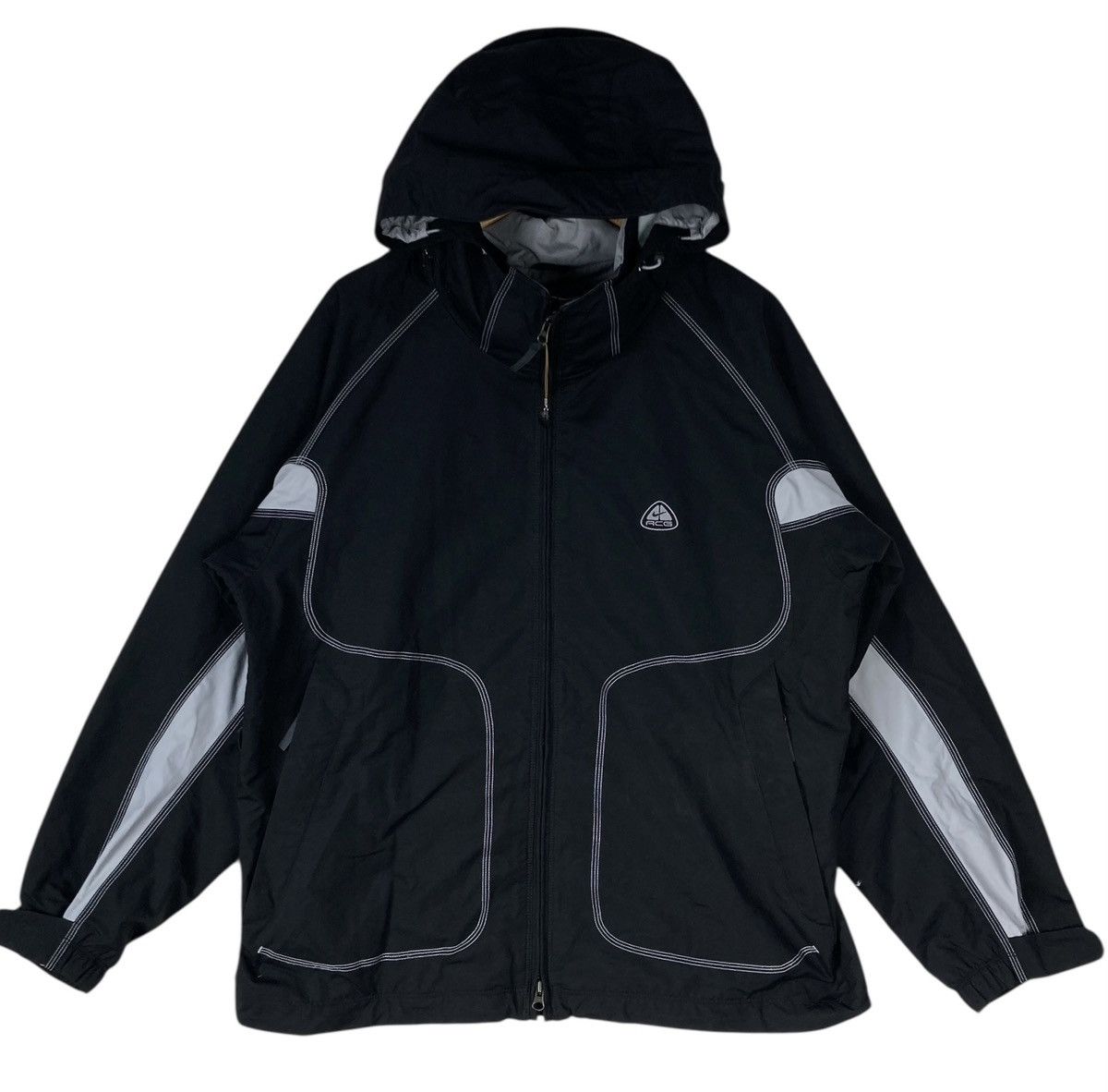 Nike ACG × Vintage Vintage Nike ACG Swoosh Reflective Lining Gorpcore Jacket Size US XXL / EU 58 / 5 - 2 Thumbnail