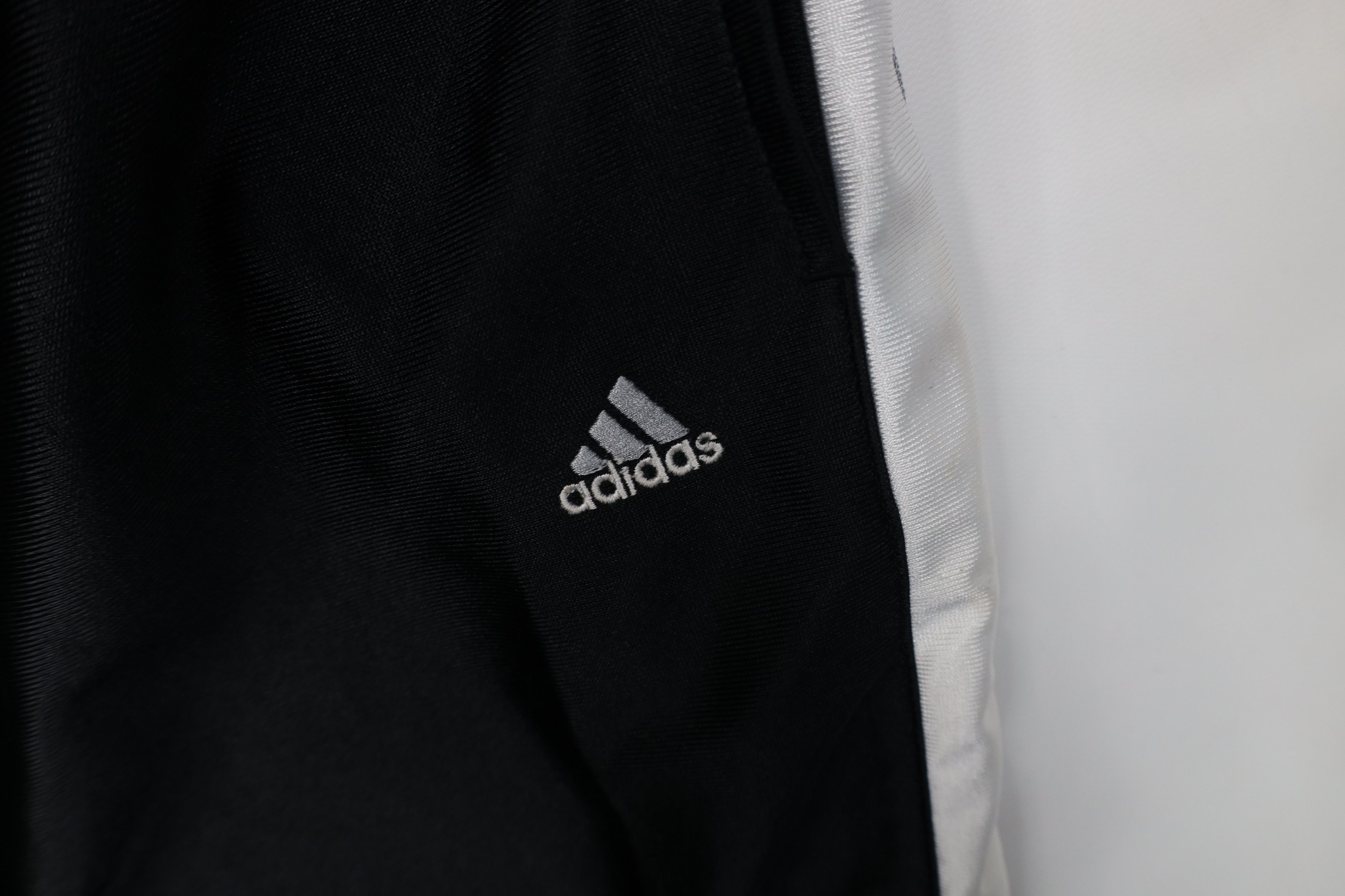 Adidas Vintage Y2K Adidas Striped Wide Leg Tearaway Pants Black Size US 40 / EU 56 - 6 Thumbnail