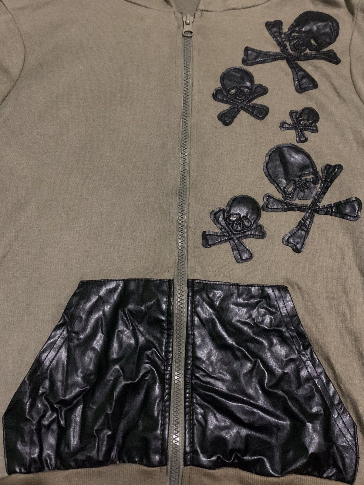 20471120 × Beauty Beast × Japanese Brand Japanesebrand Y2K garnet skull grim reaper zip hoodie Size US S / EU 44-46 / 1 - 4 Thumbnail