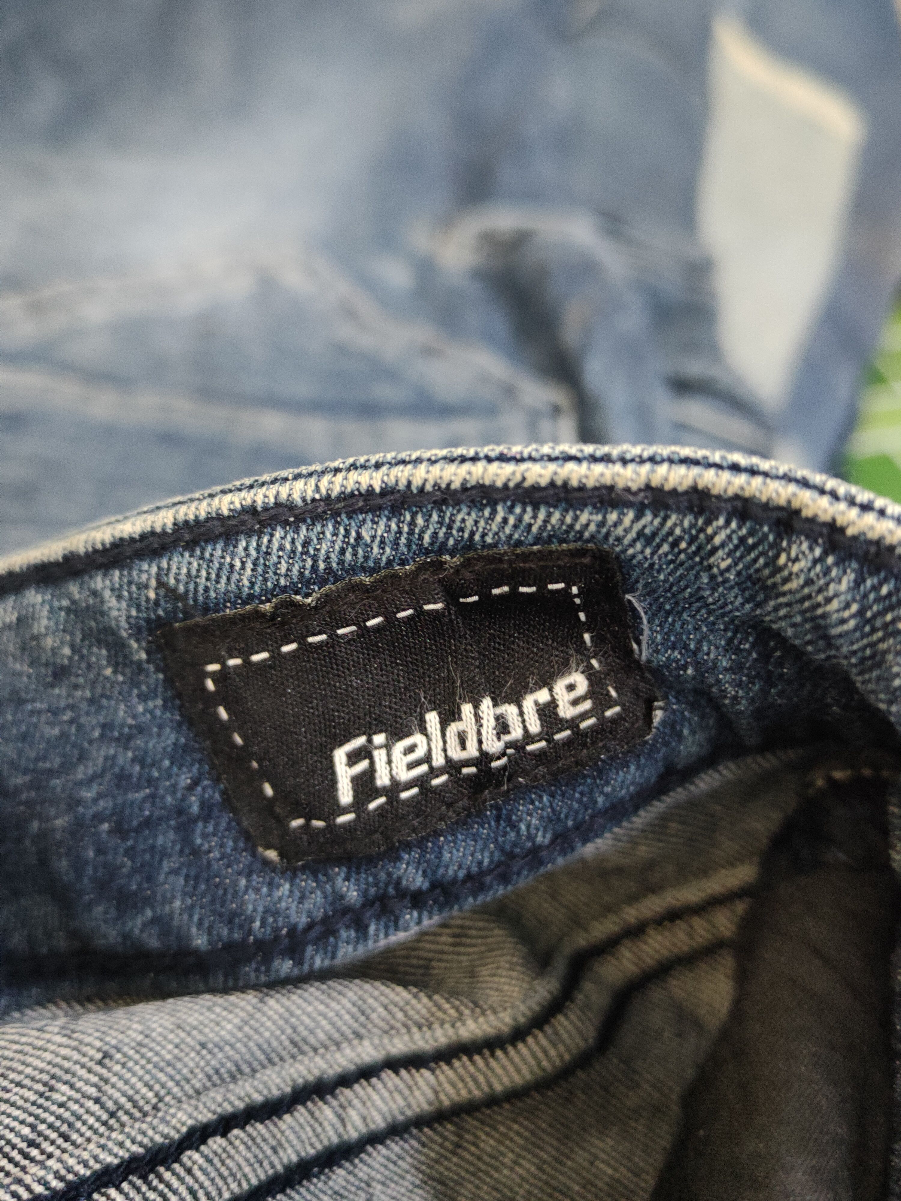 Japanese Brand FieldCore Distressed Ripped Soft denim Jeans #W1973 Size US 34 / EU 50 - 15 Thumbnail