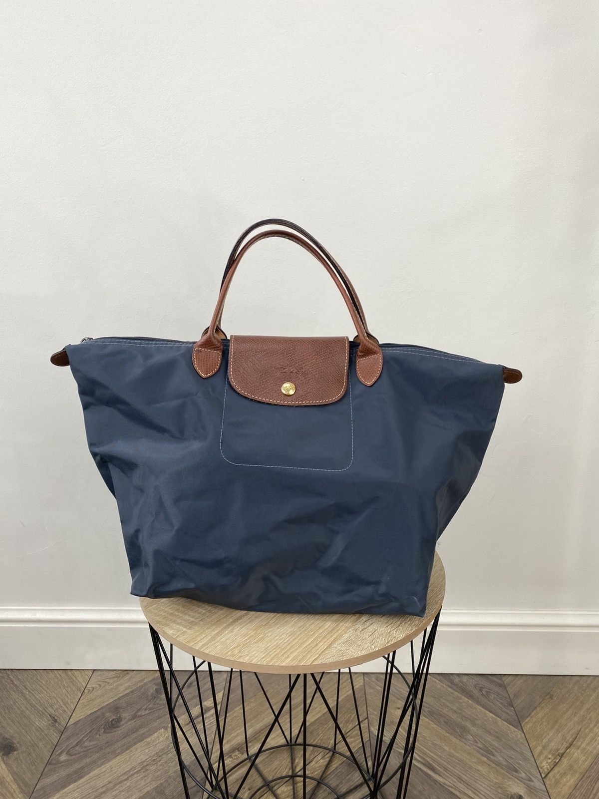 Vintage LONGCHAMP Le Pliage Original Tote Shoulder Bag