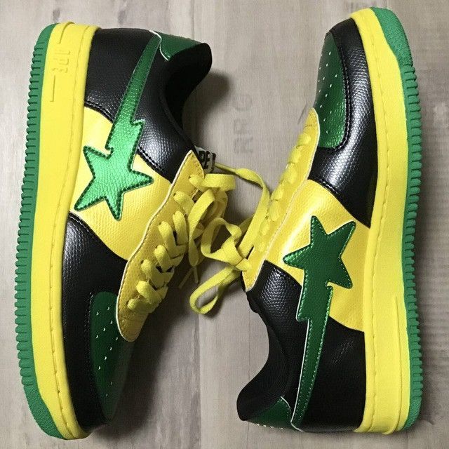 Bape × Nigo Snake BAPE STA sneakers Jamaica color a bathing ape NIGO Size US 8 / EU 41 - 3 Thumbnail