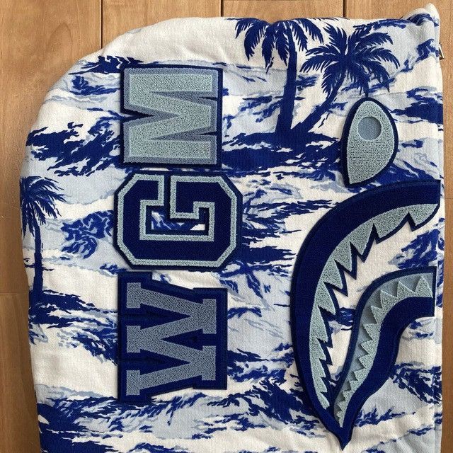 Bape BAPE PALM TREE CAMO Shark Full Zip Hoodie a bathing ape Size US M / EU 48-50 / 2 - 5 Thumbnail