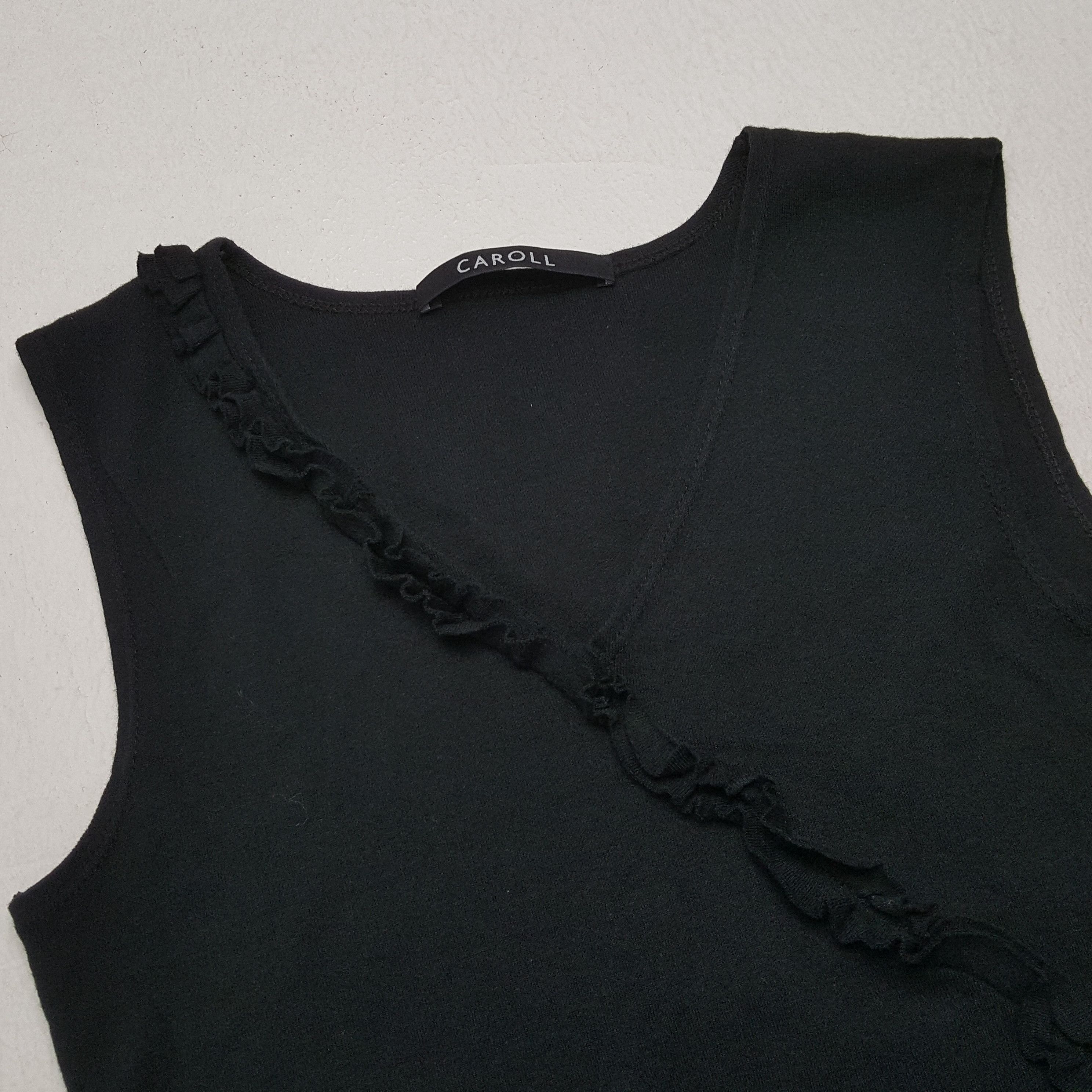 Designer × Vintage Vintage CAROLL Fashion Brand Tank Top Size XS / US 0-2 / IT 36-38 - 5 Thumbnail