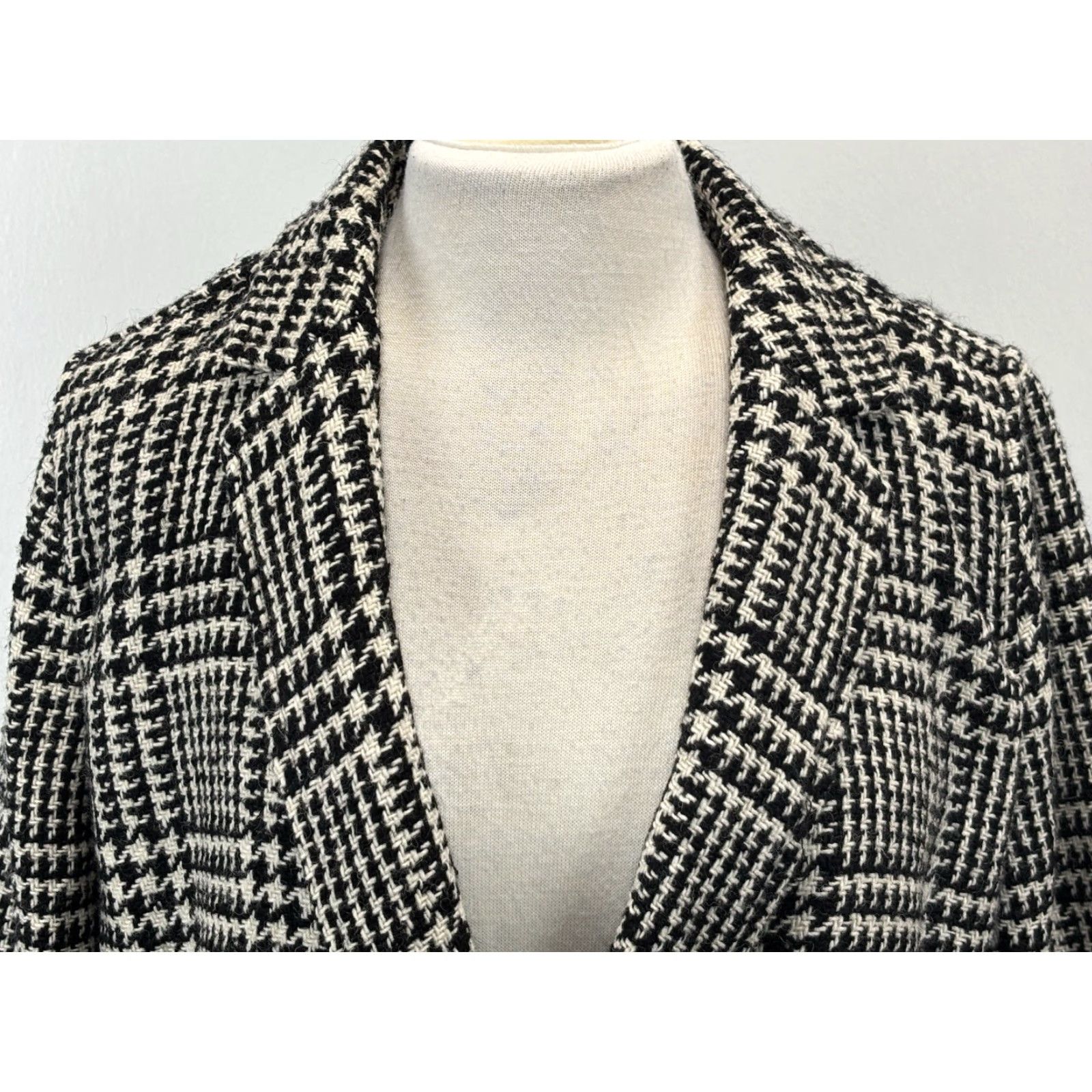 Talbots Talbots Wool Houndstooth Blazer Jacket sz 16 Plaid Double Breasted Classic Size XXL / US 16-18 / IT 52-54 - 5 Thumbnail