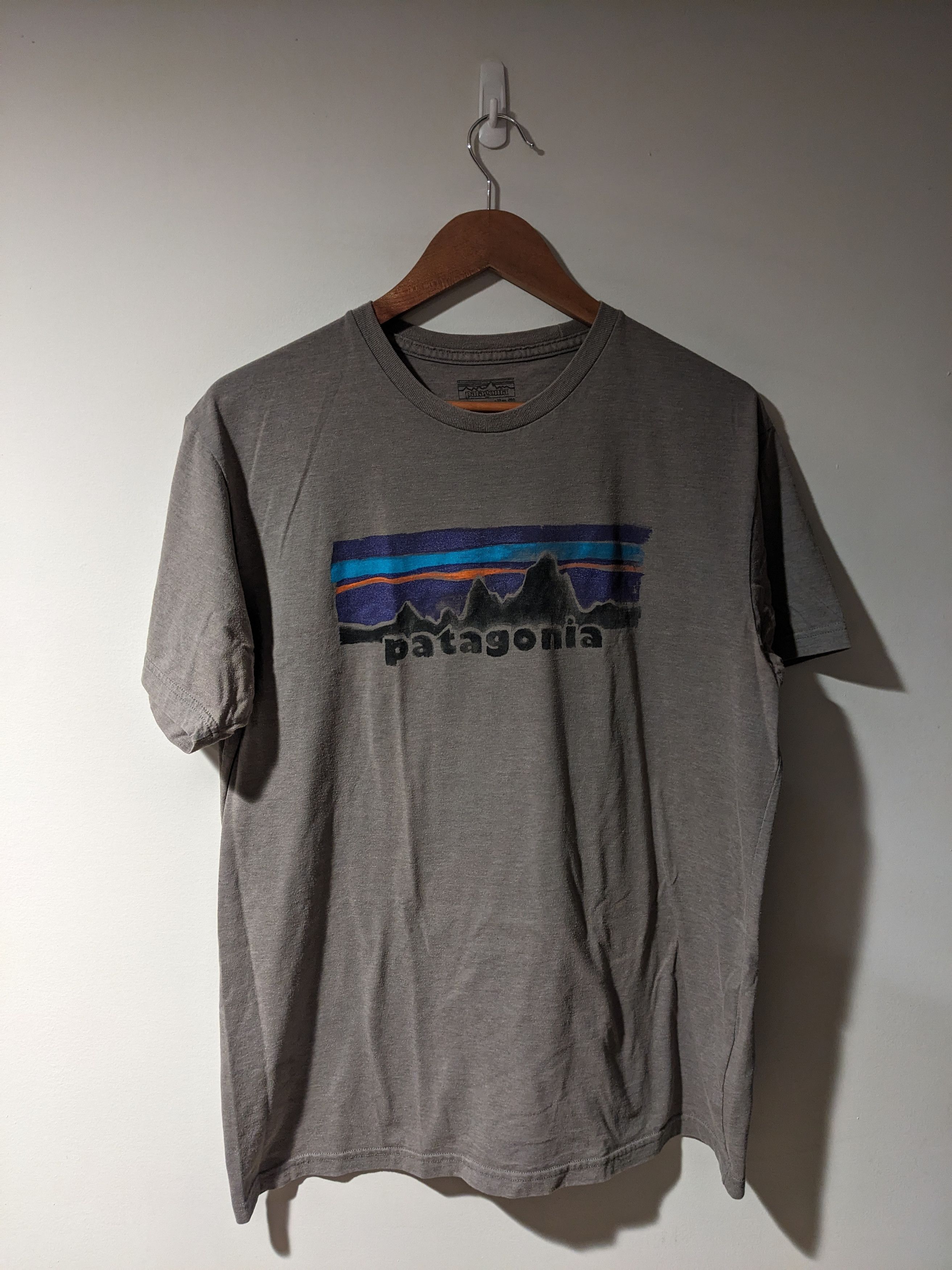 Patagonia Patagonia Legacy Logo Slim Fit Gray X-Large T-Shirt Size US XL / EU 56 / 4 - 1 Thumbnail
