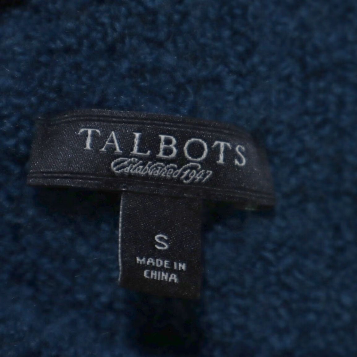 Talbots Talbots High Pile Fleece Sweater Wool Blend Teal Women's S Size S / US 4 / IT 40 - 4 Thumbnail