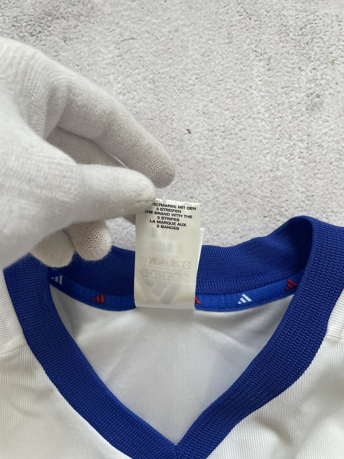 Adidas Adidas France National Team 2002-2004 Away Football Jersey Size US XL / EU 56 / 4 - 7 Thumbnail