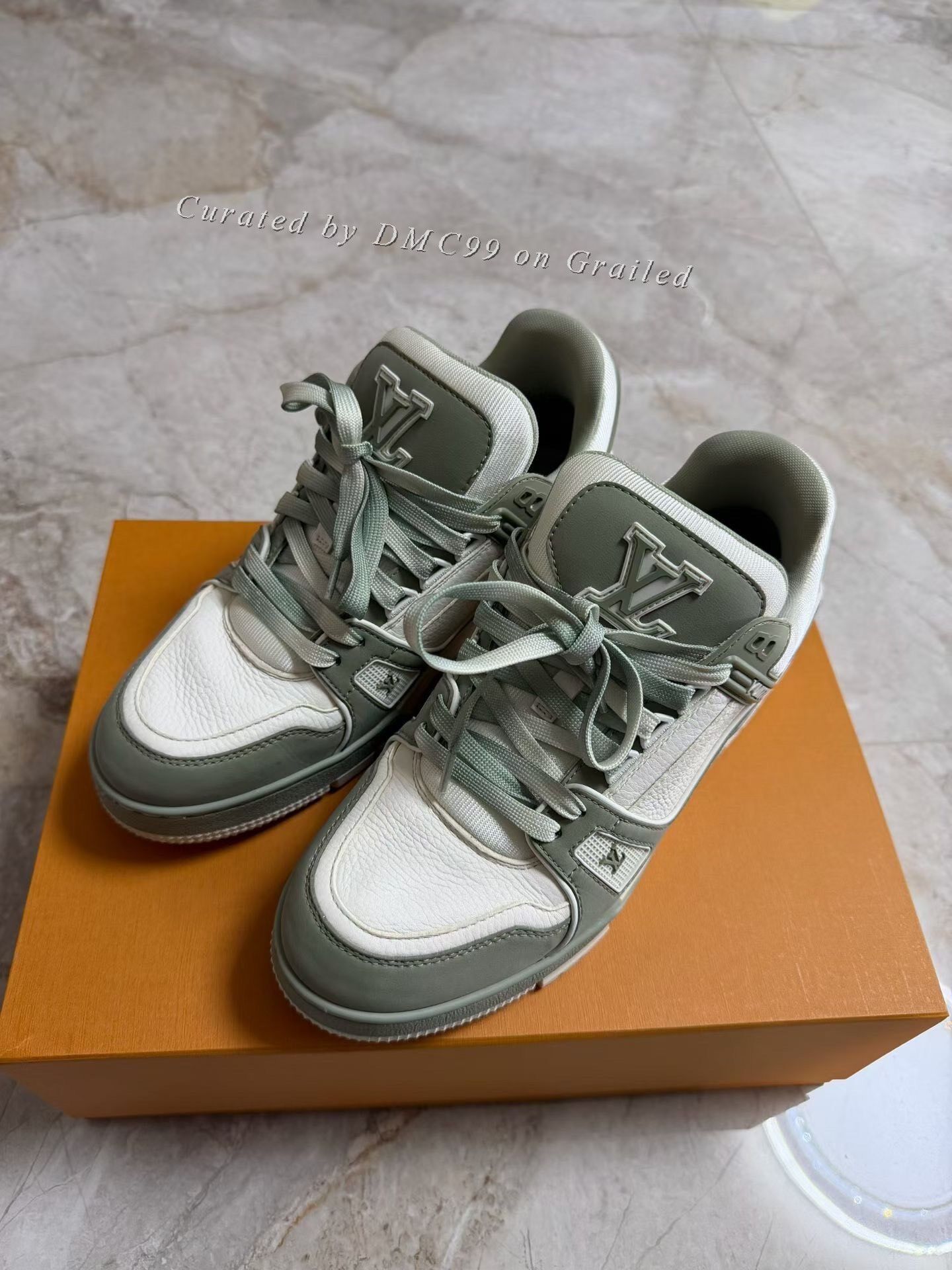 Louis Vuitton Louis Vuitton LV Trainer Green Size US 7.5 / EU 40-41 - 1 Thumbnail
