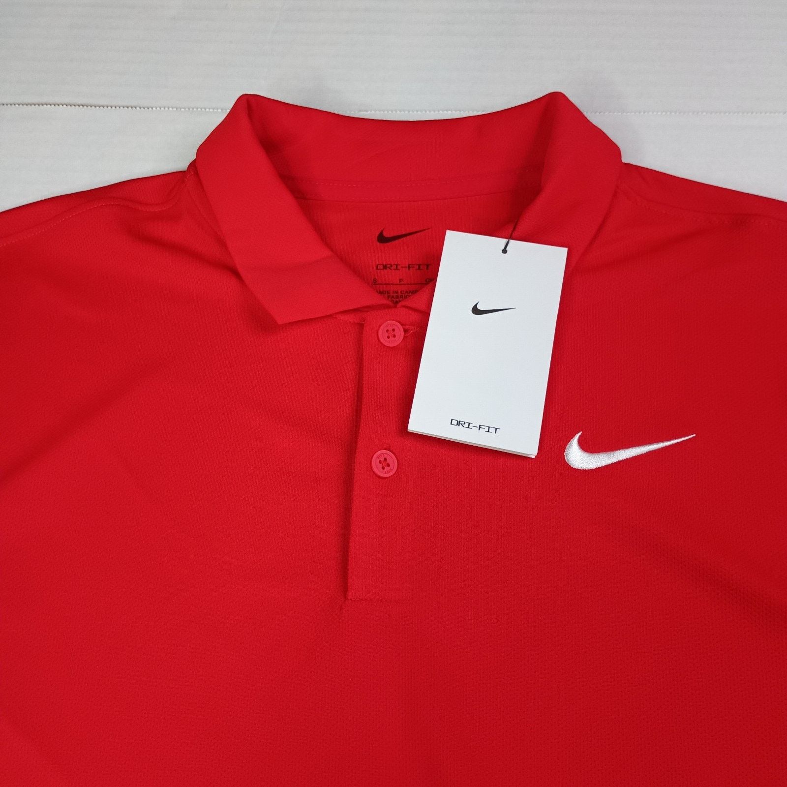 Nike Nike Men's Dri-Fit Core Solid Golf Polo Shirt Size S Red Size US S / EU 44-46 / 1 - 2 Thumbnail