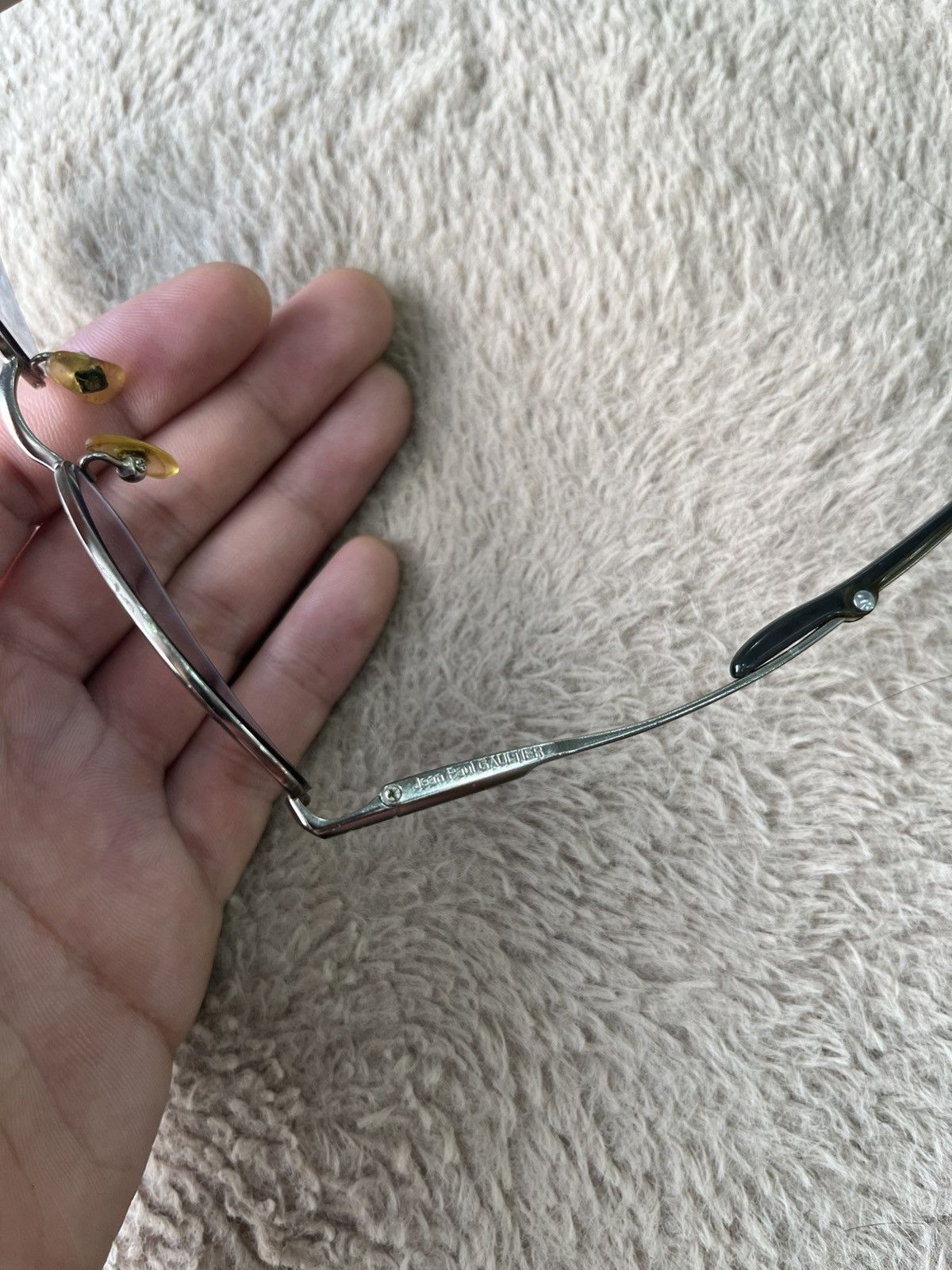 Jean Paul Gaultier 90s Jean Paul Gaultier (JPG) Semi Rimless sunglasses Size ONE SIZE - 4 Thumbnail