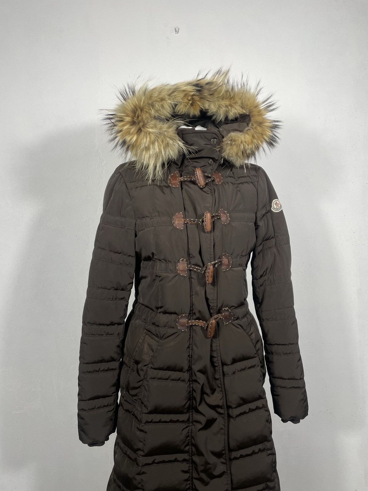 Designer × Moncler Moncler Brown Puffer Hoodie Down Jakcet Coat Luxury Designer Size M / US 6-8 / IT 42-44 - 3 Thumbnail