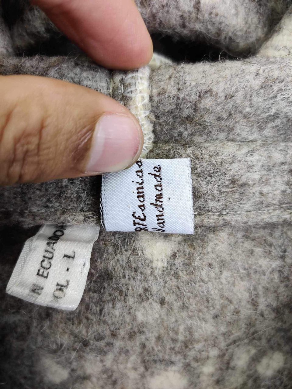 Aztech Mountain Vintage Aztech Mountain Wool Hooded Coat Jacket Size US L / EU 52-54 / 3 - 14 Thumbnail