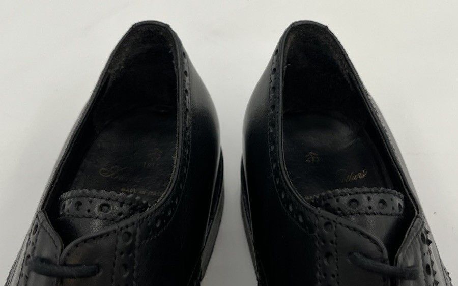 Brooks Brothers Brooks Brothers Wingtip Oxfords Black Leather Size 9 Italy Size US 9 / EU 42 - 10 Thumbnail
