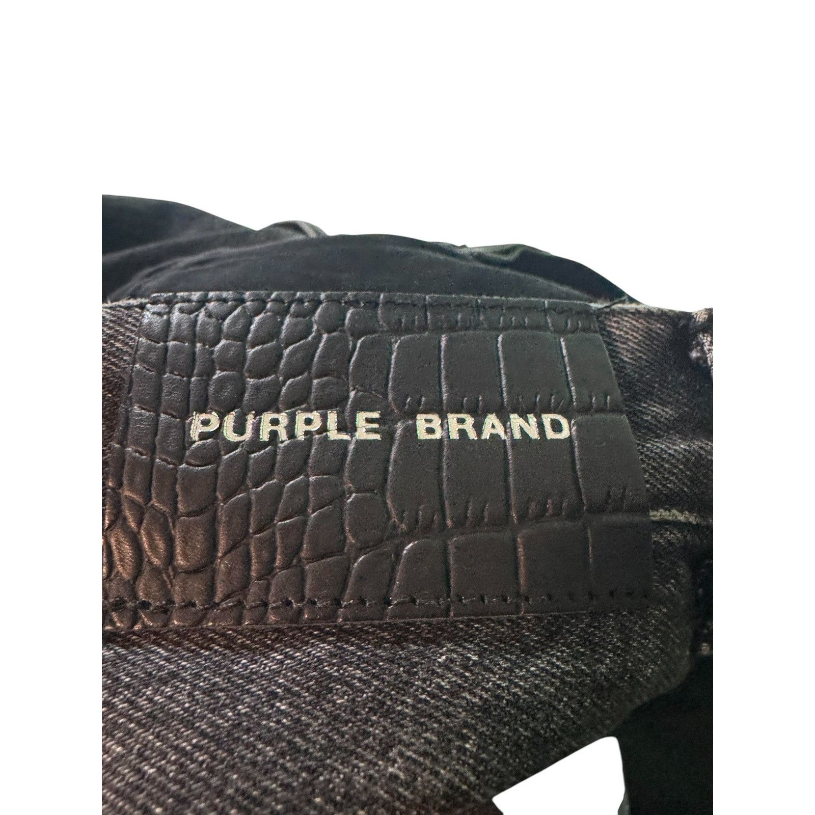 Purple Brand Purple Brand Zipper Denim Black Jeans Size US 38 / EU 54 - 6 Thumbnail
