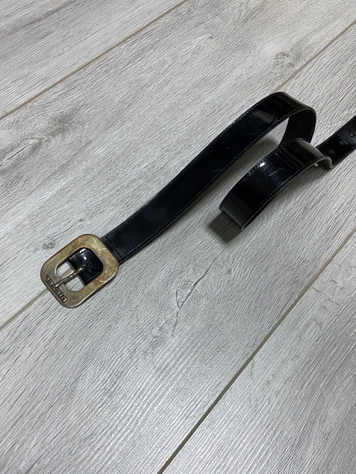 Diesel Diesel lacquered vintage leather belt Italy Size ONE SIZE - 1 Thumbnail