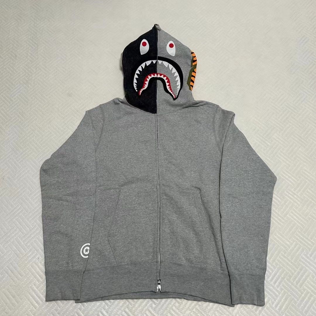 Bape COLOR CAMO SHARK FULL ZIP HOODIE Size US M / EU 48-50 / 2 - 1 Thumbnail