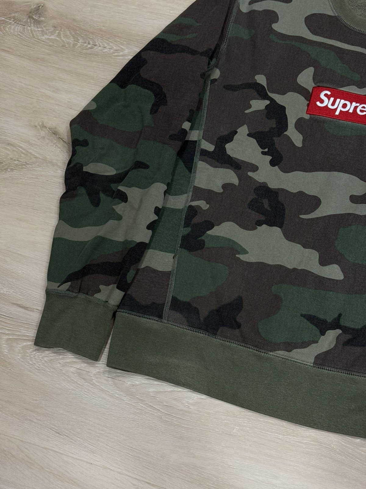 Supreme Supreme FW15 Camo Box Logo Crewneck Size US M / EU 48-50 / 2 - 2 Thumbnail