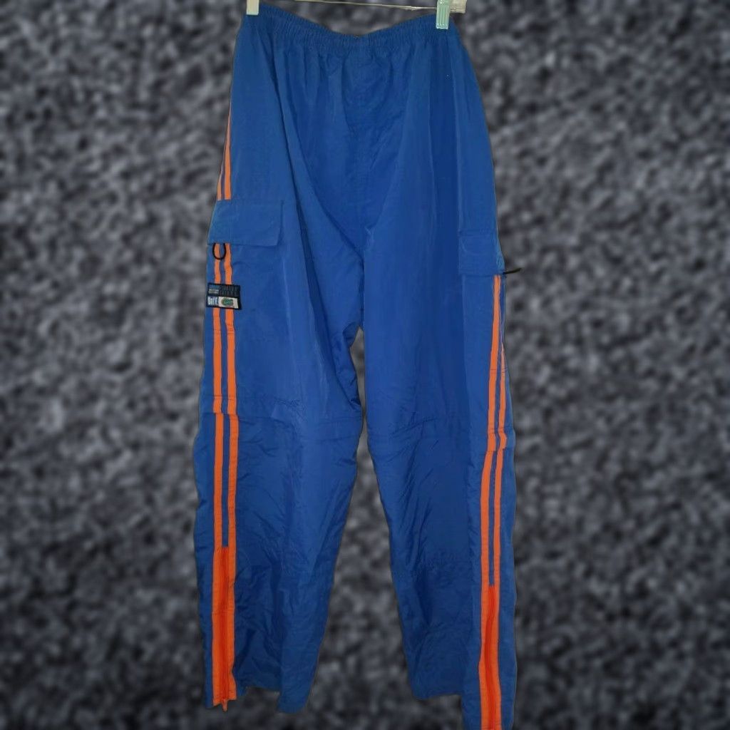 Starter VINTAGE Starter Florida Gators Track Pants XL Blue Orange Nylon Zip Off Legs Size US 36 / EU 52 - 1 Thumbnail