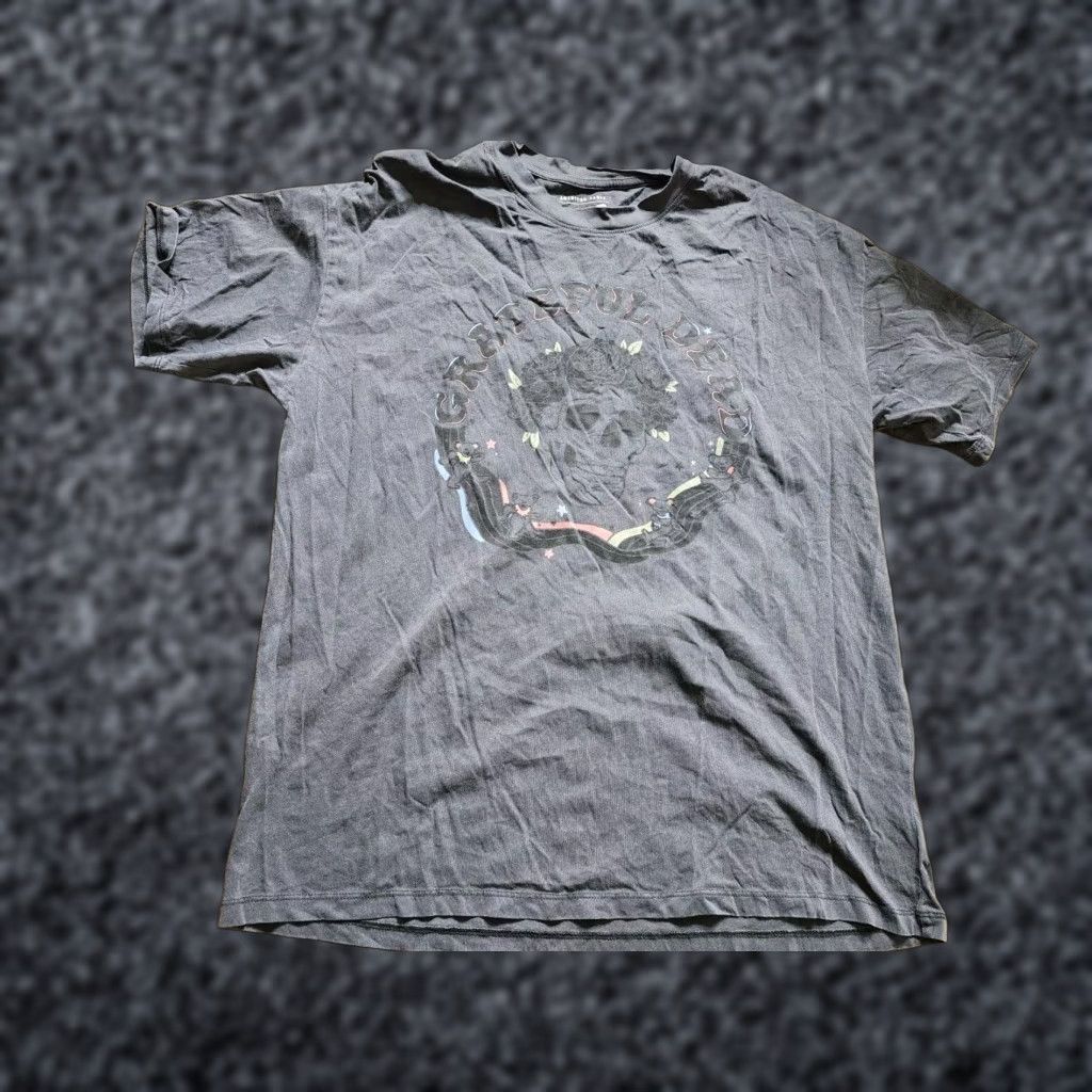 American Eagle Outfitters VINTAGE American Eagle Outfitters Band Tee Grateful Dead Shirt Unisex Adults M Gray Crew Neck Short Sleeve Oversized Cotton T-Shirt Mens Size M / US 6-8 / IT 42-44 - 1 Thumbnail