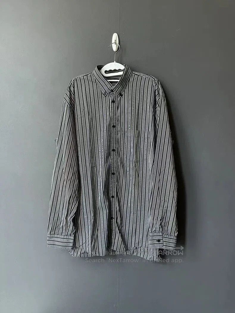 Balenciaga Balenciaga Striped Long Sleeve Shirt. Size US XL / EU 56 / 4 - 1 Thumbnail