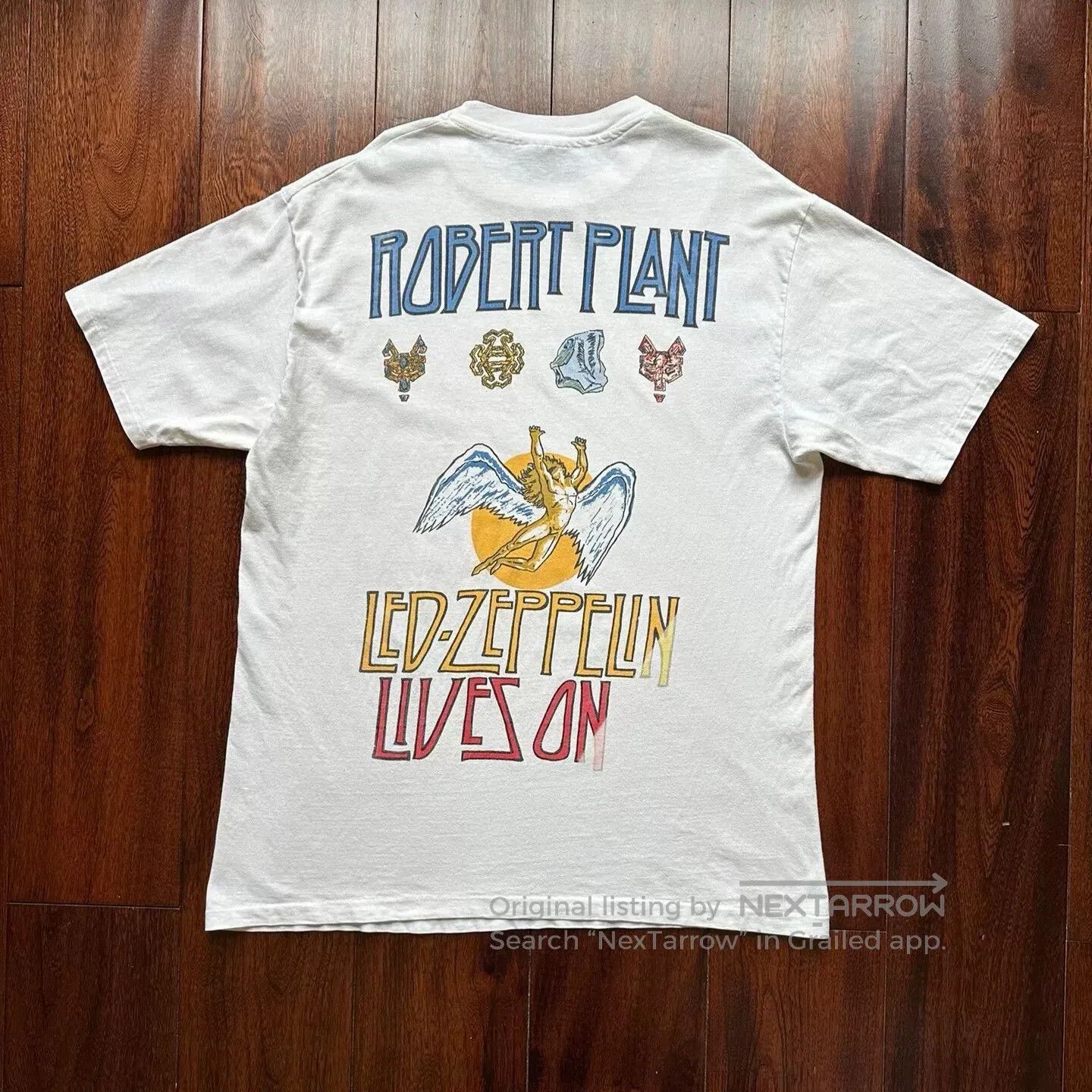 Vintage Vintage Led Zeppelin Robert Plant Tee. Size US M / EU 48-50 / 2 - 2 Thumbnail