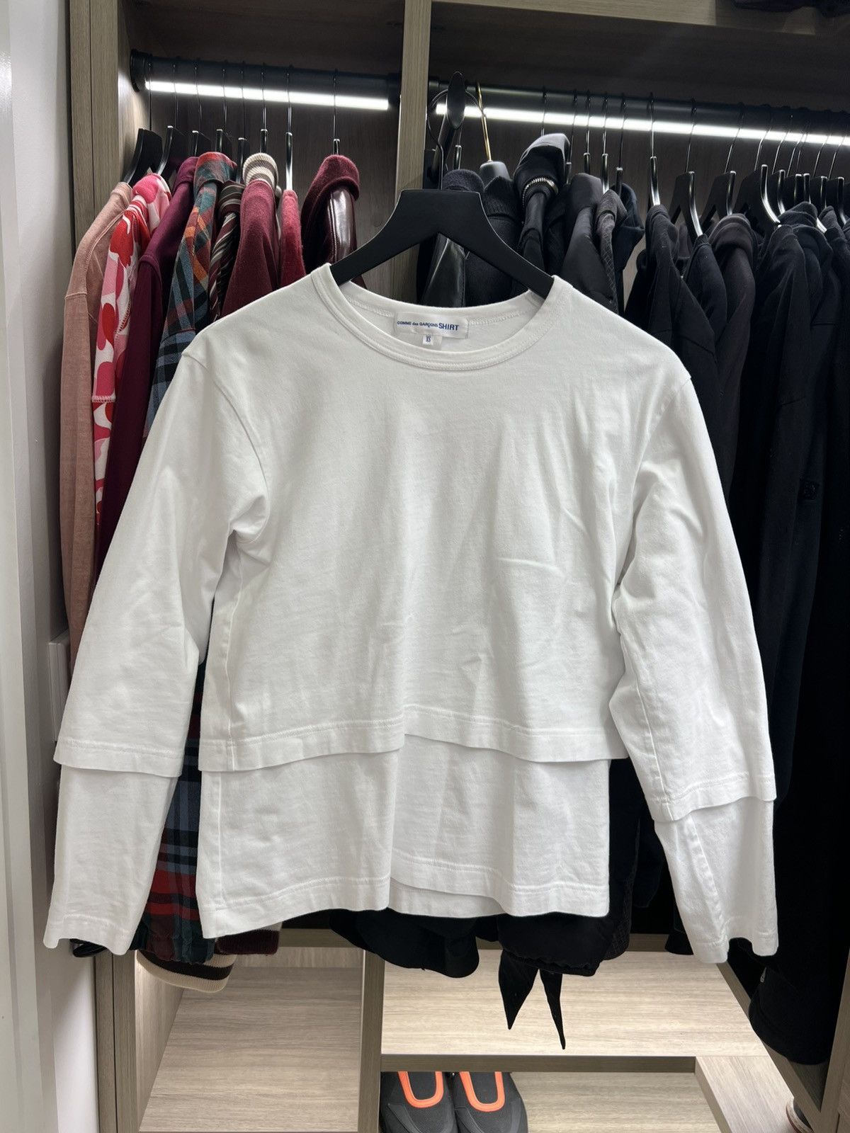 Comme des Garcons CDG Layered Long Sleeve Tshirt Size US XS / EU 42 / 0 - 1 Thumbnail