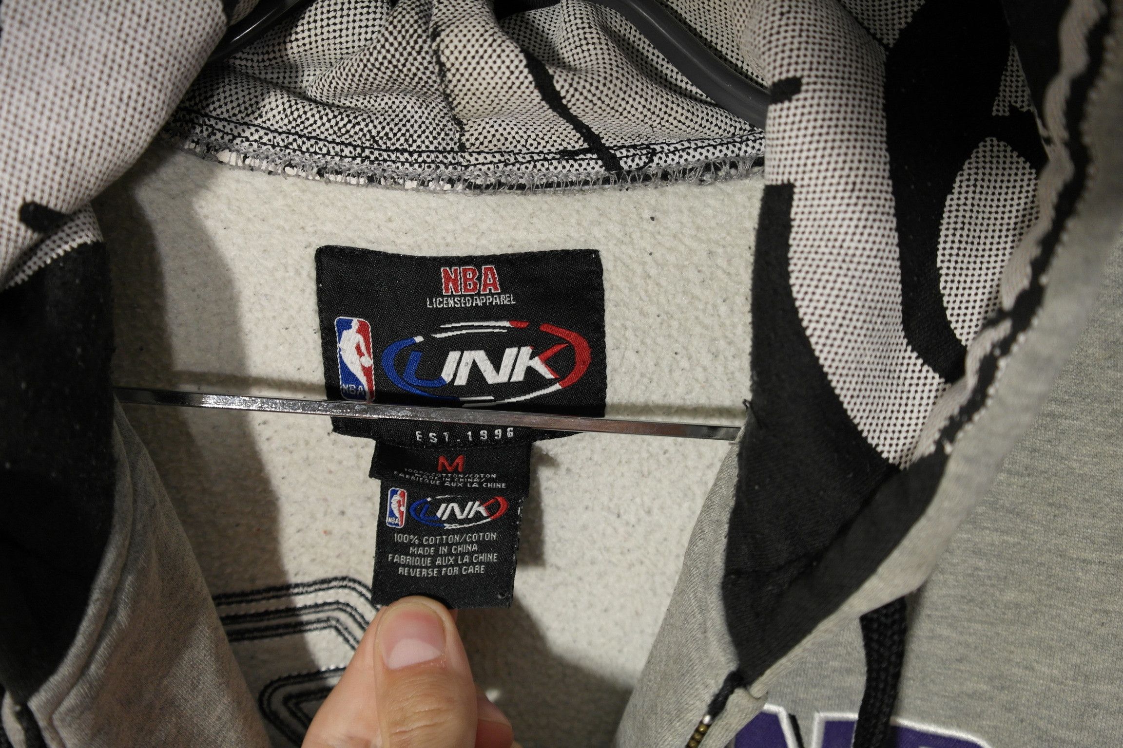 NBA Lakers LA Basketball Zip Hoodie UNK NBA Mens Sz M Size US M / EU 48-50 / 2 - 6 Thumbnail