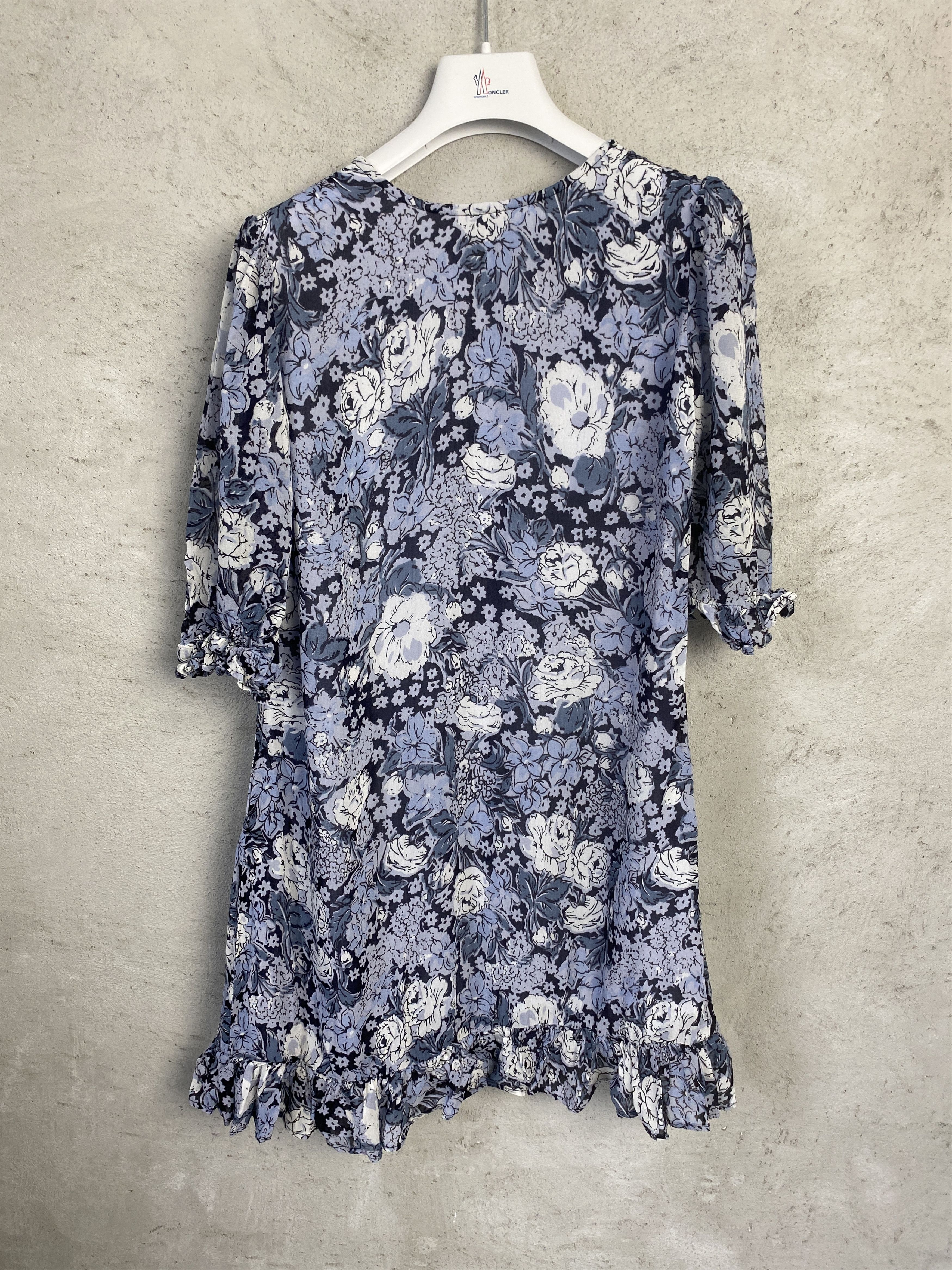 Ganni Ganni floral viscose dress casual formal Size S / US 4 / IT 40 - 1 Thumbnail