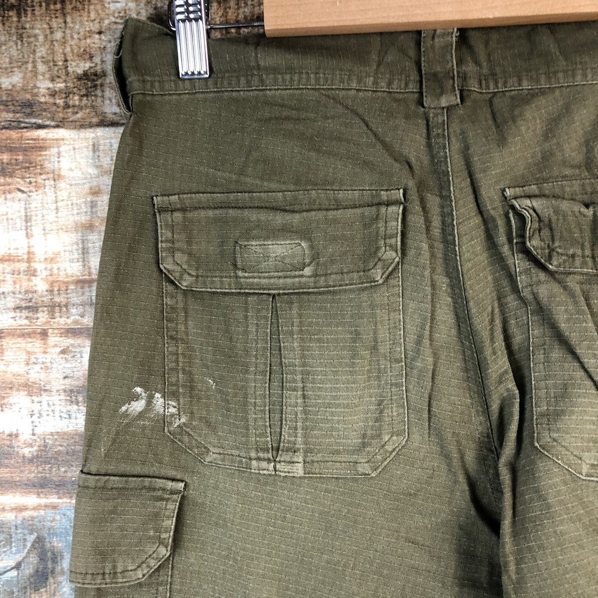 Japanese Brand Tora Green Cargo Multipocket Joggers Pants #A2533 Size US 28 / EU 44 - 19 Thumbnail