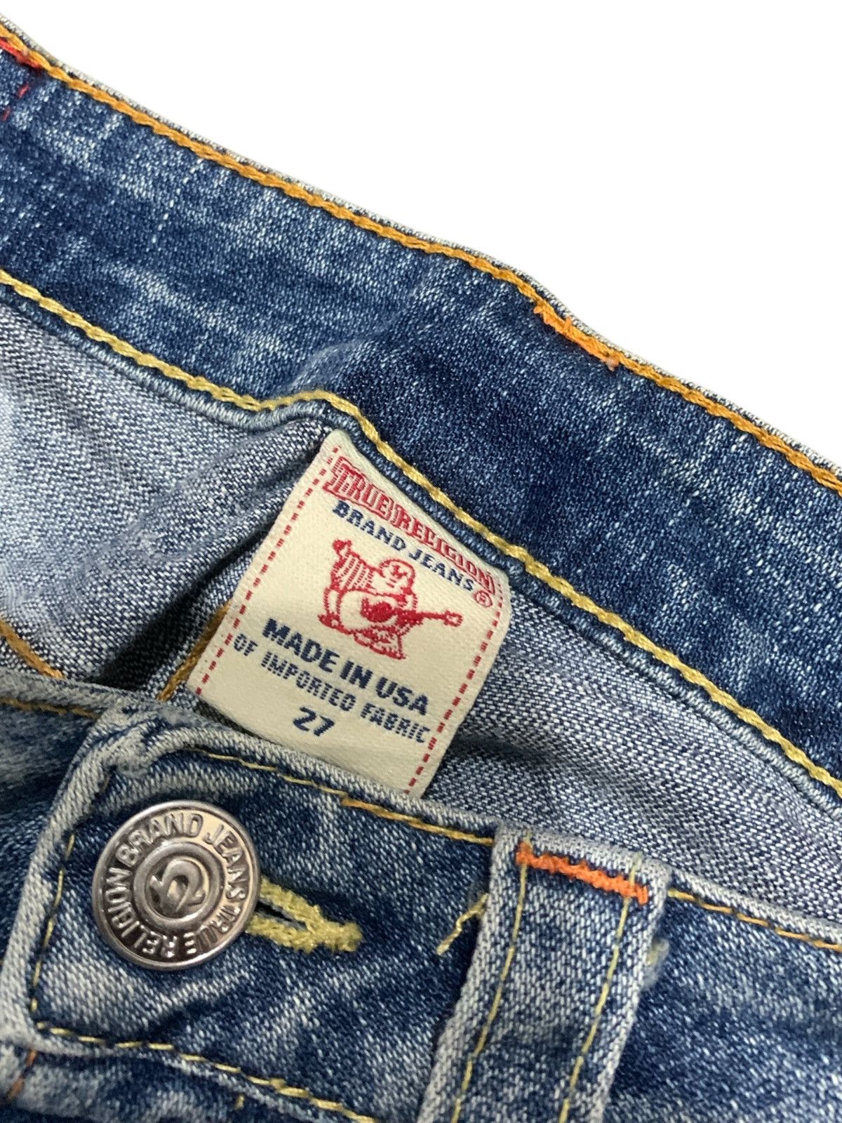 True Religion True Religion Gina Big T Women Jeans Size 29" - 6 Thumbnail