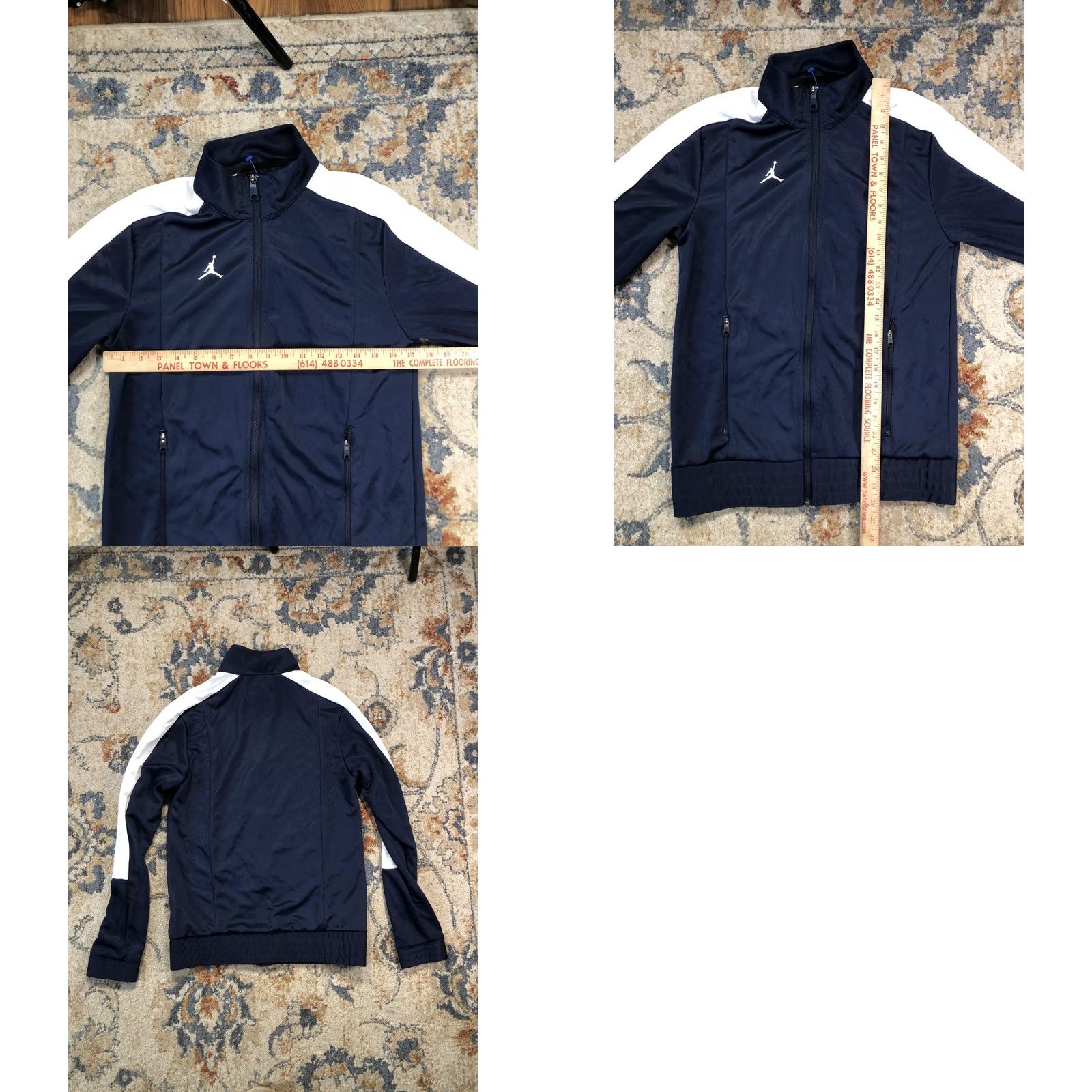 Jordan Brand Jordan Track Jacket Mens S Navy White Full Zip Jumpman Logo Athletic Size US S / EU 44-46 / 1 - 8 Thumbnail