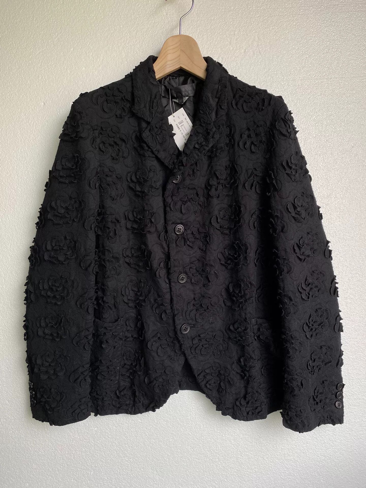 COMME des GARCONS Floral Blazer Coat