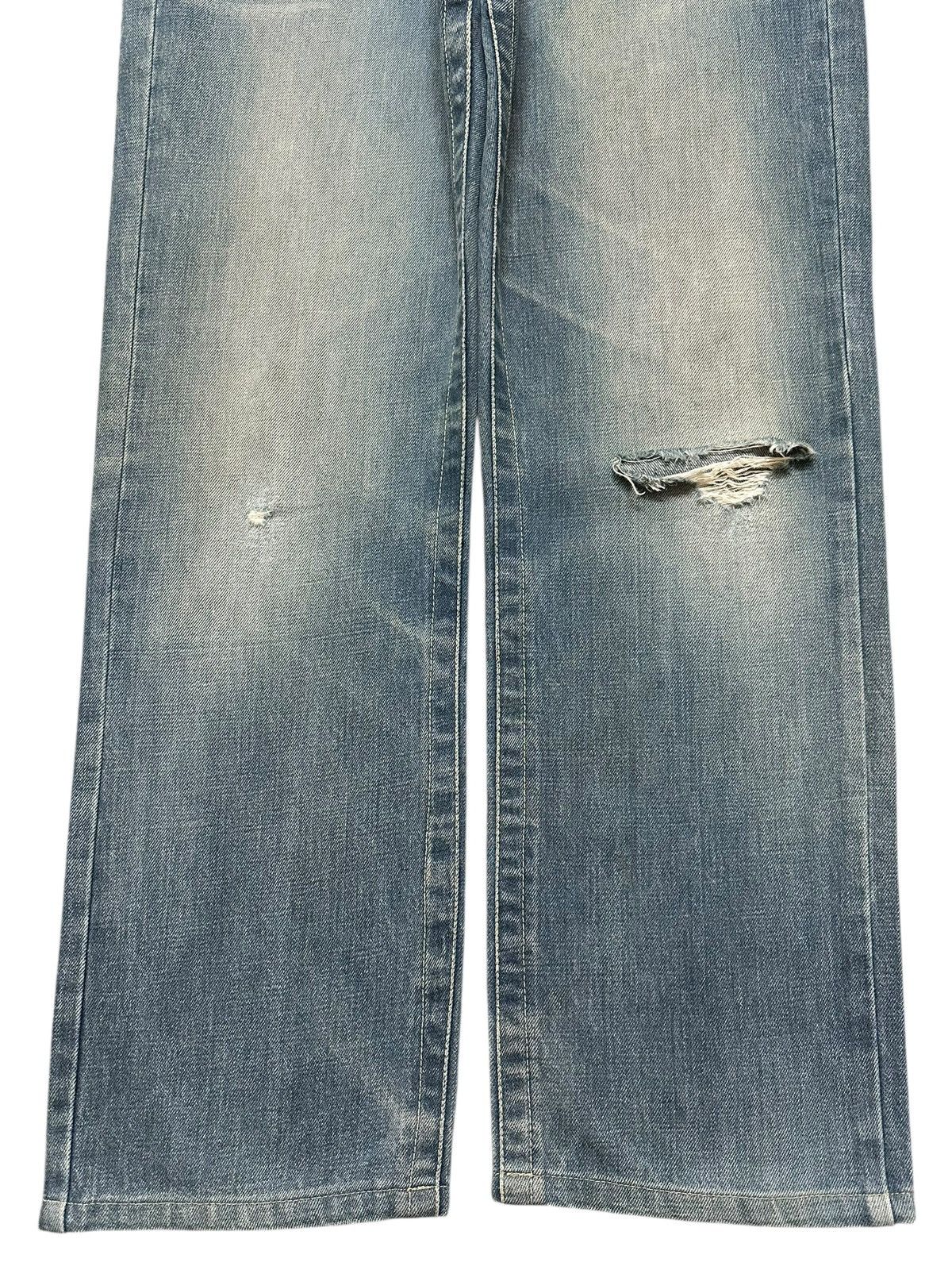 Japanese Brand Vintage Japanese Brand Mud Faded Stone Wash Distress Loose Size US 34 / EU 50 - 7 Thumbnail