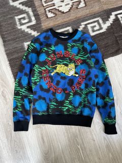 Kenzo HM Tiger Sweatshirt Men XS White Nigo Paris