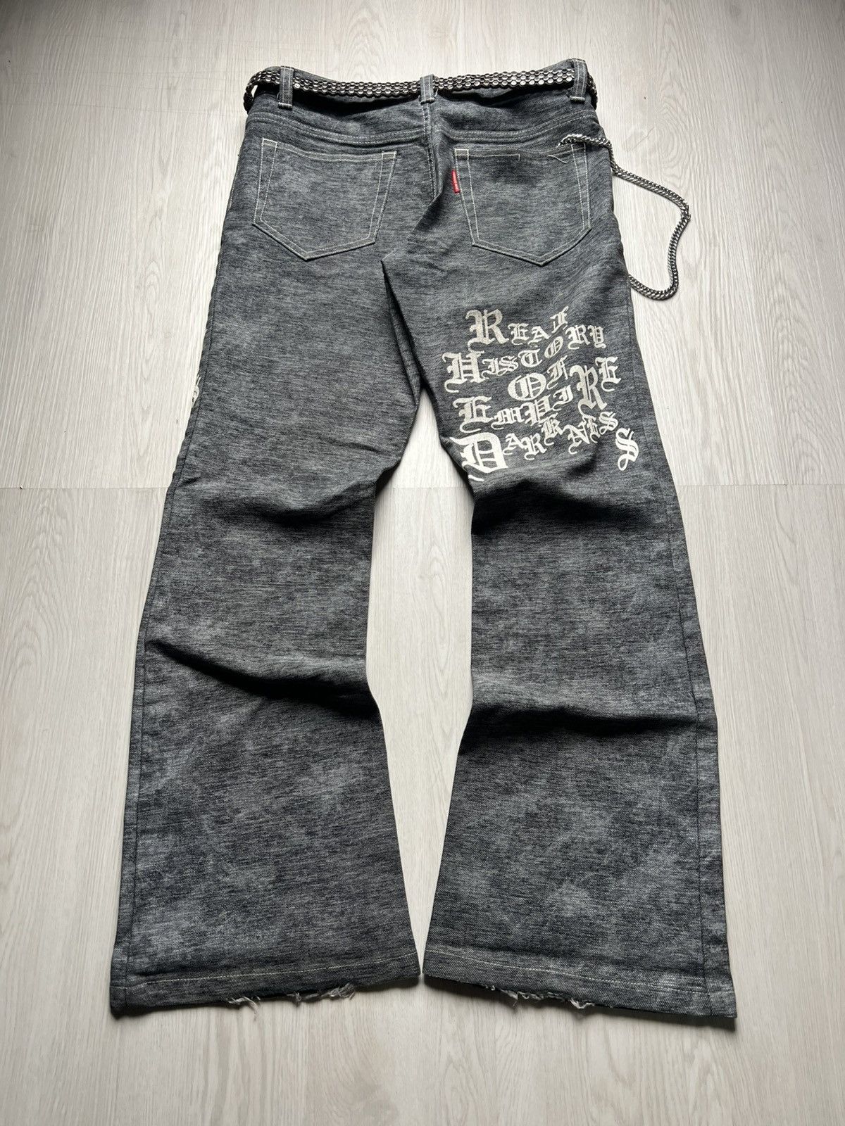 Tornado Mart Tornado Mart Poem Flared Pants Lgb If Six Was Nine Style Size US 31 - 2 Thumbnail