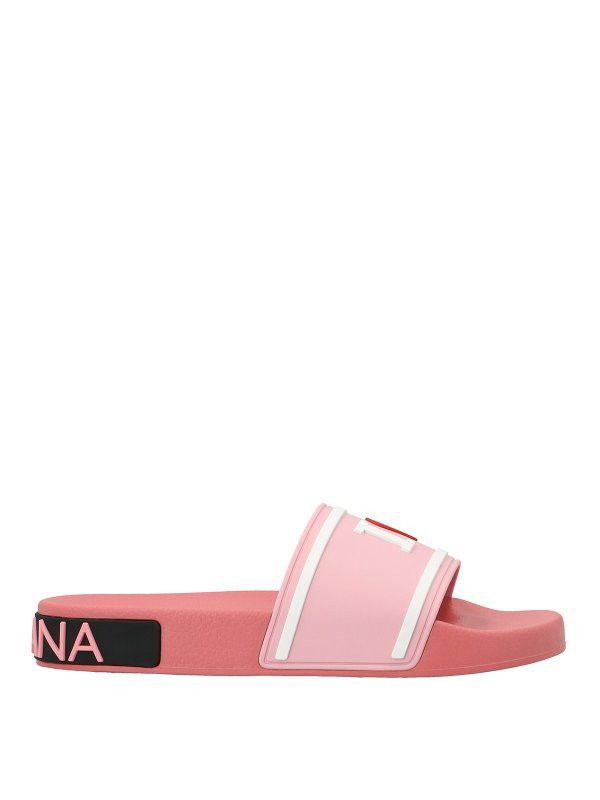 o1y0925 Slippers in Pink/White
