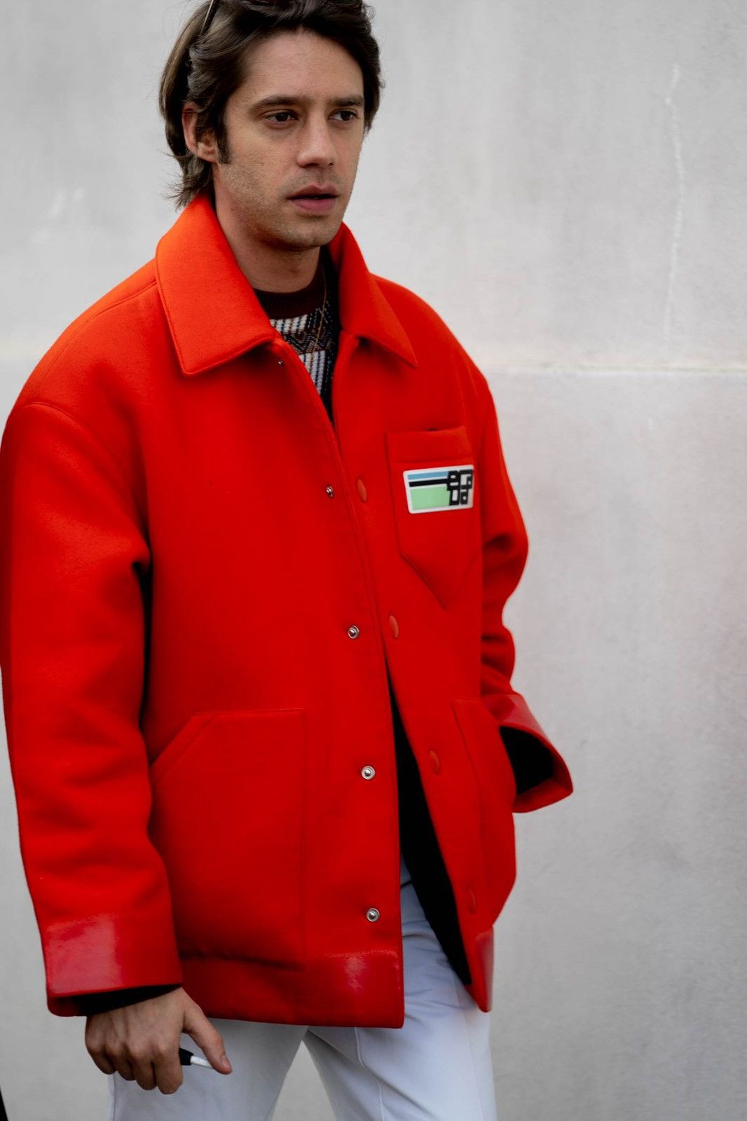 Prada Prada FW18 Logo Wool Padded Jacket Size US S / EU 44-46 / 1 - 9 Thumbnail