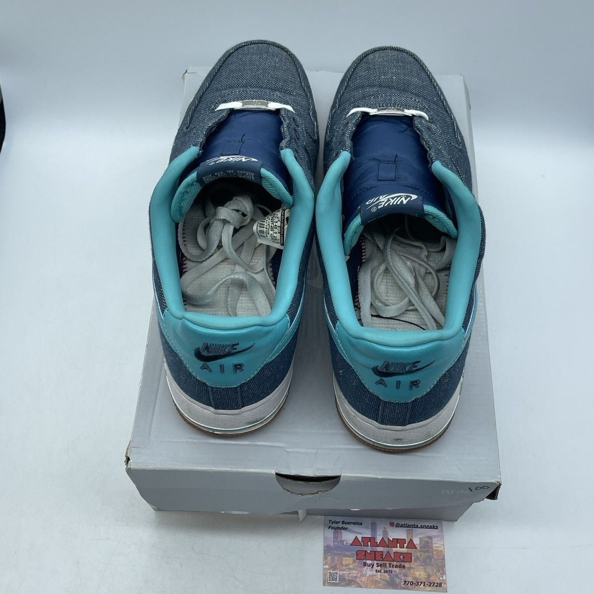 Nike Air Force 1 canvas Size US 11.5 / EU 44-45 - 6 Thumbnail