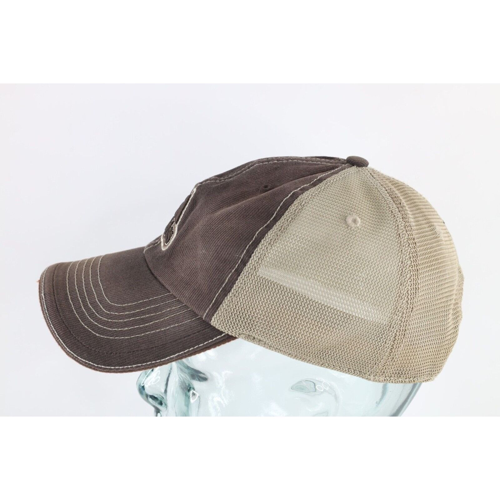 Adidas × Vintage Vintage Adidas Distressed Spell Out Ribbed Mesh Baseball Hat Size ONE SIZE - 3 Thumbnail