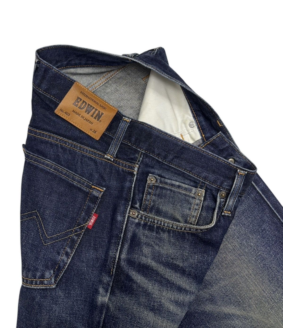 Kapital 🔥EDWIN JAPAN NO.403 JAPAN BLUE DISTRESSED DENIM JEAN Size US 30 / EU 46 - 7 Thumbnail