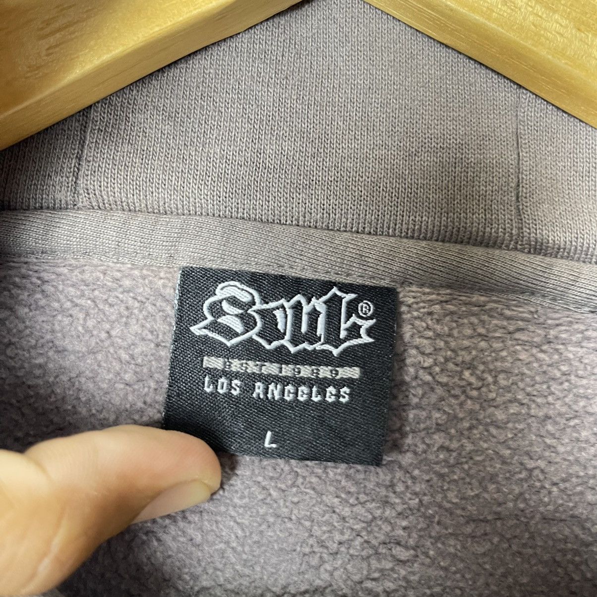 Japanese Brand Vintage Soul Los Angeles Pullover Hoodie Japan Size US L / EU 52-54 / 3 - 9 Thumbnail