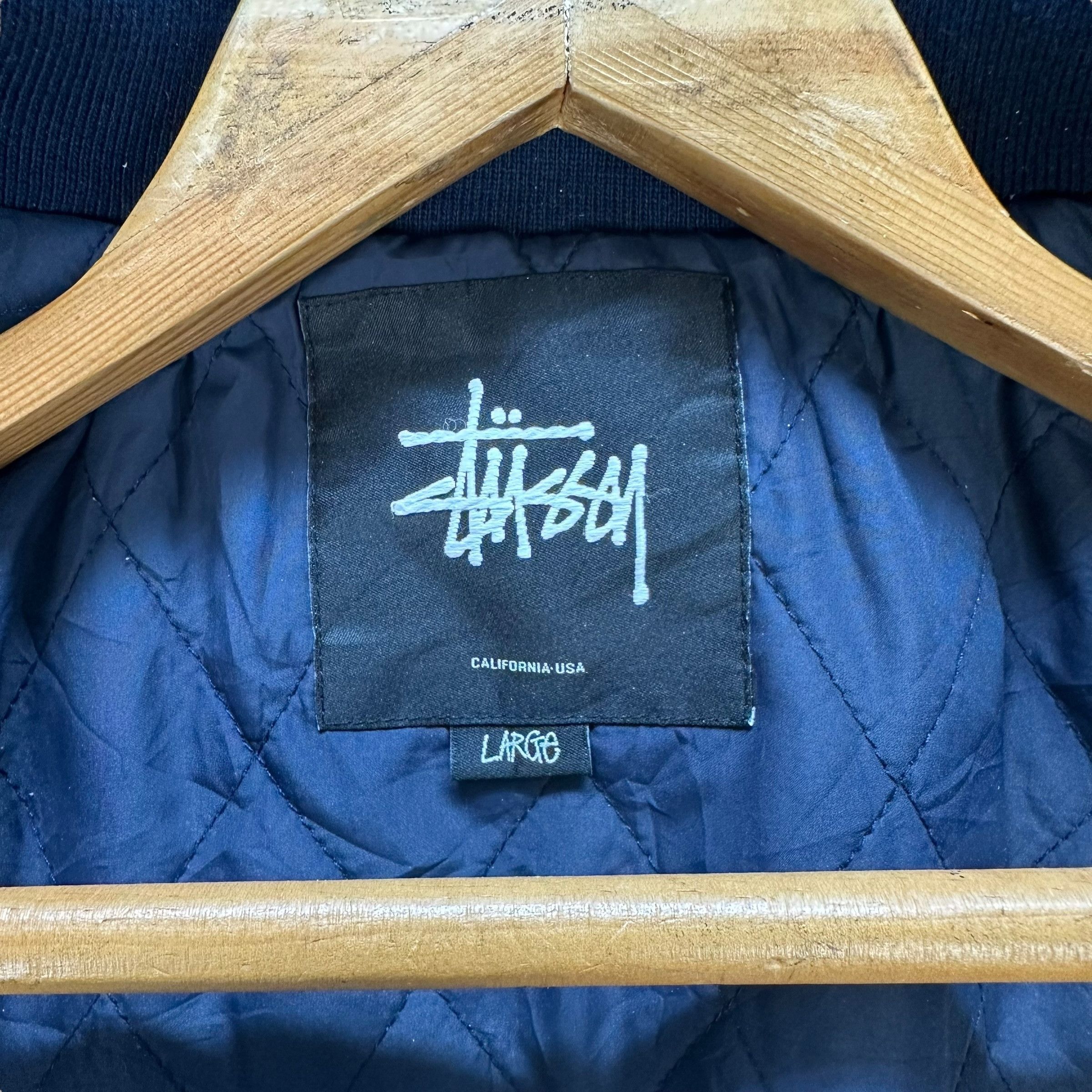 Stussy STUSSY World Wide Big Logo Varsity Jacket #A50-1173 Size US L / EU 52-54 / 3 - 12 Thumbnail