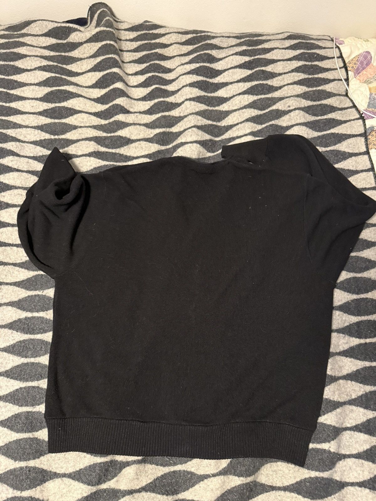 Vintage Arnold Palmer black cardigan Size US XL / EU 56 / 4 - 3 Thumbnail
