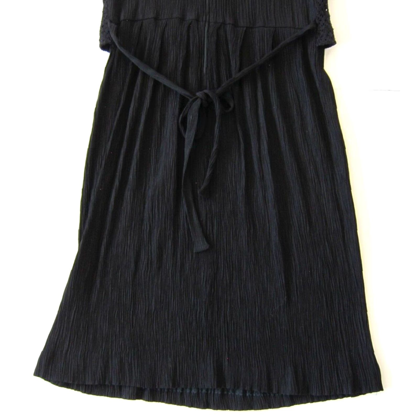 Vintage VINTAGE Miss Dorby Black Shirt Dress Small Midi Tunic Dress Size S / US 4 / IT 40 - 6 Thumbnail