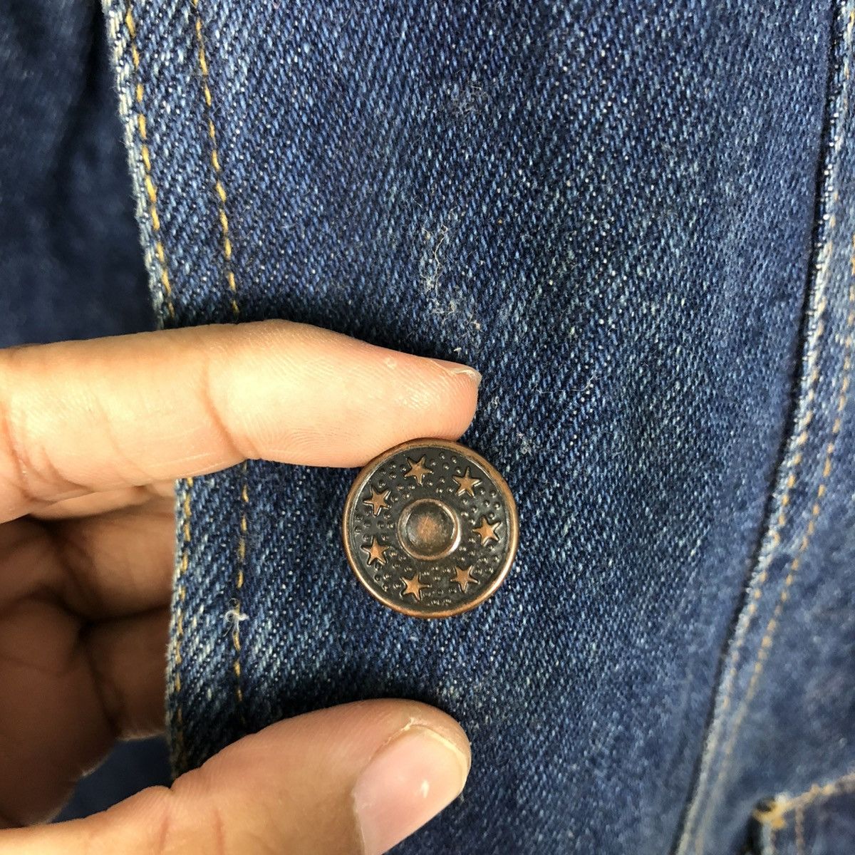 Vintage 🔥VINTAGE CHORE DENIM JACKET GALLERY BLANKET ISSEY MIYAKE Size US S / EU 44-46 / 1 - 18 Thumbnail