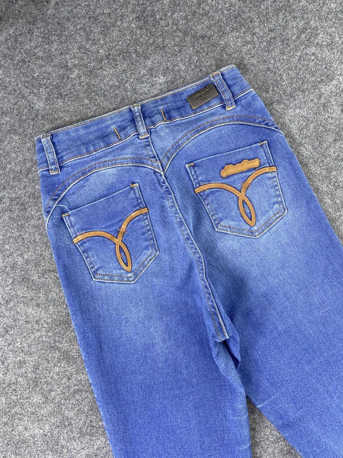 Jean × Other ABUZIV JEANS BLUE WASH FLARE DENIM-J1135 Size 24" / US 00 / IT 34 - 6 Thumbnail