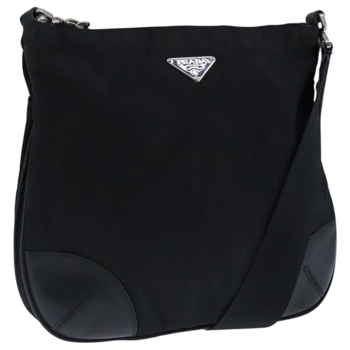 Prada Re-Nylon Black Synthetic Shoulder Bag (Pre-Owned) Size ONE SIZE - 1 Thumbnail
