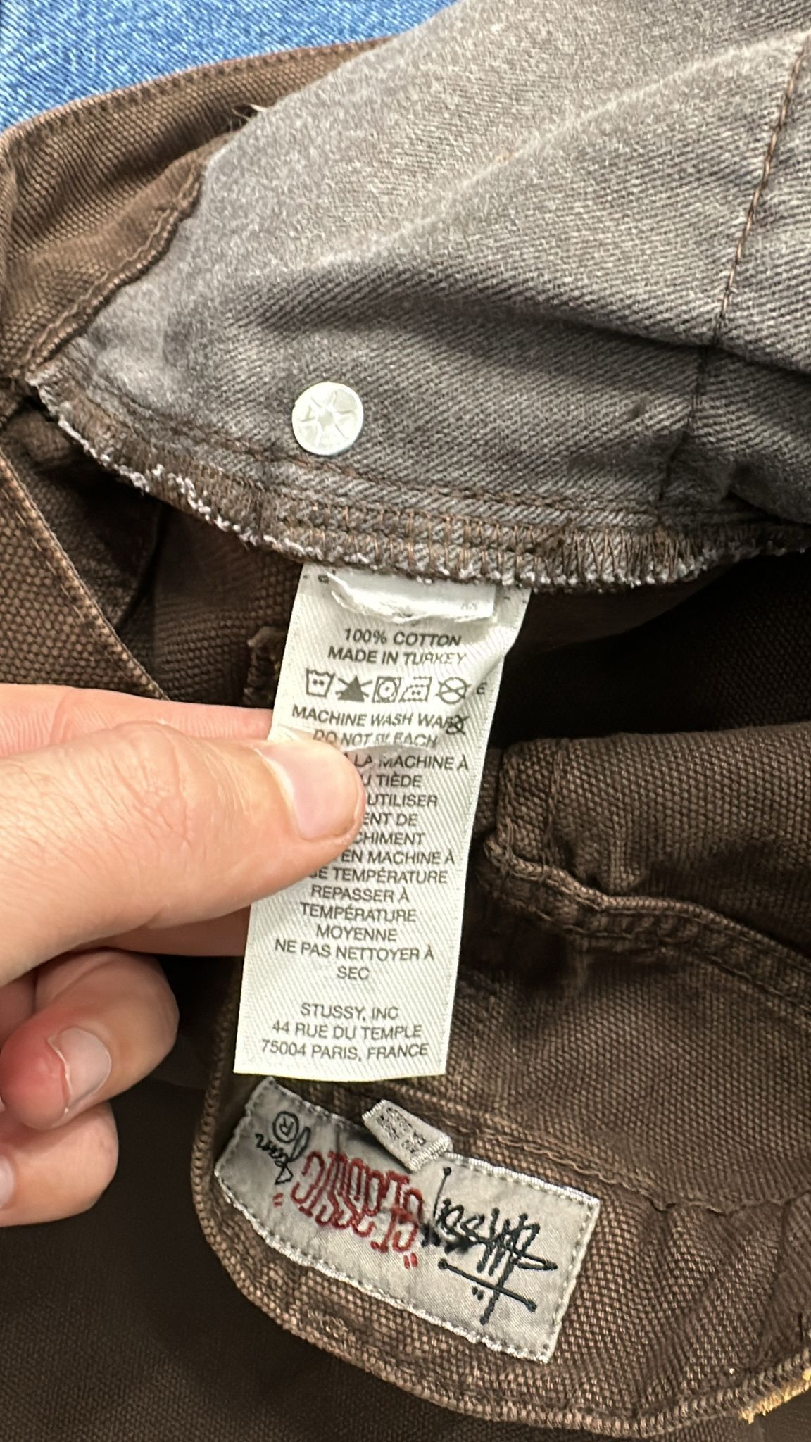 Stussy × Vintage Stüssy Classic Jean Size 30 Brown Size US 30 / EU 46 - 9 Thumbnail