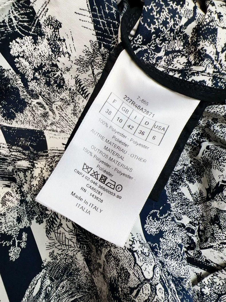 Dior Dior Dior Hooded Dress with Zoo Print Design-2507 Size M / US 6-8 / IT 42-44 - 7 Thumbnail